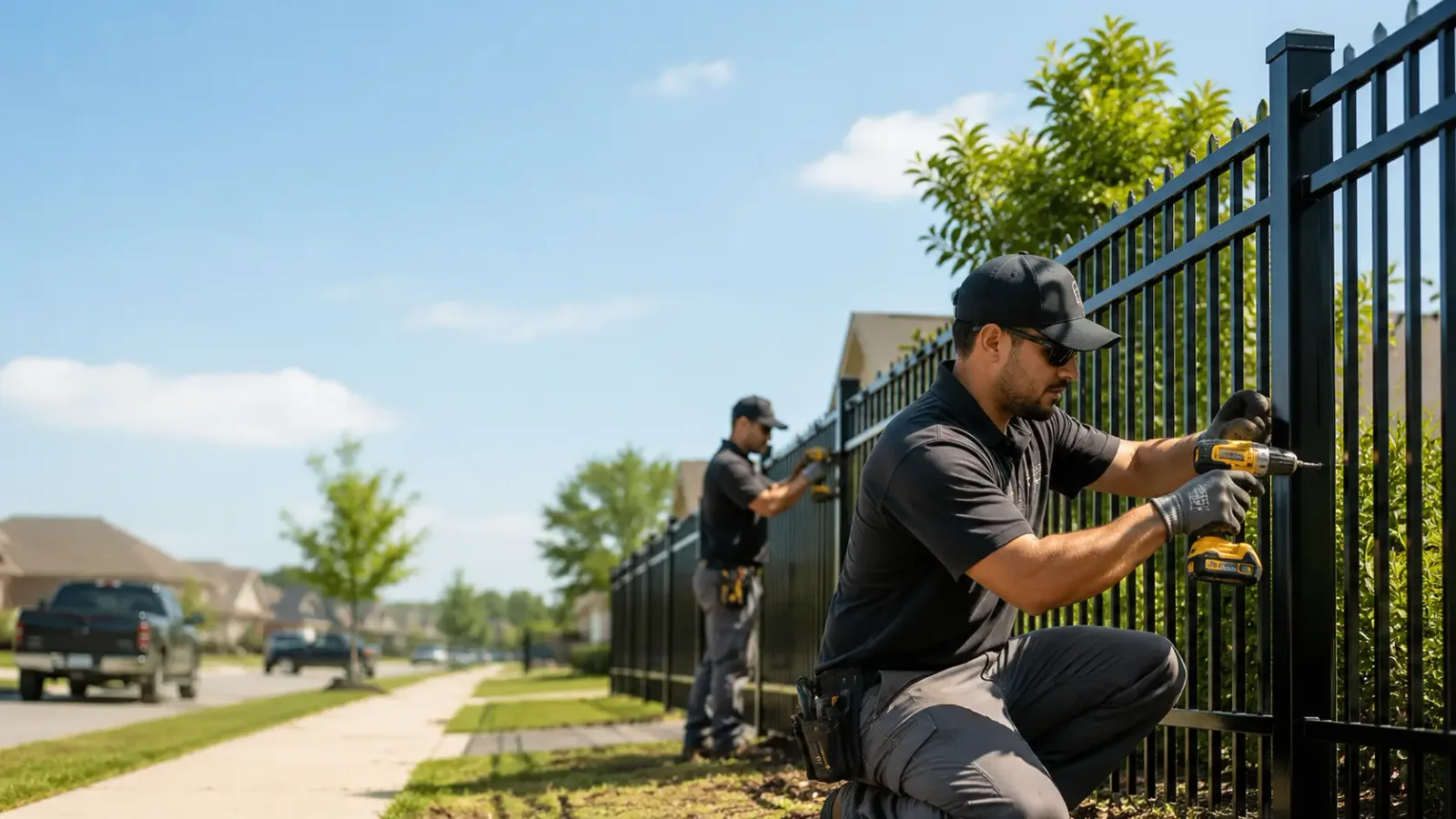 Metal Fence Installation in Crucible, PA